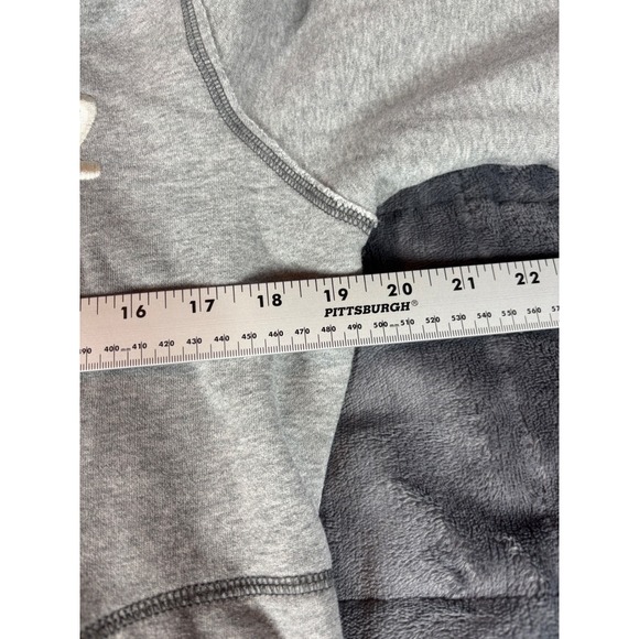 Stetson Womens Full Zip Hoodie Gray Embroidered Logo Western Style Size L - Picture 7 of 10